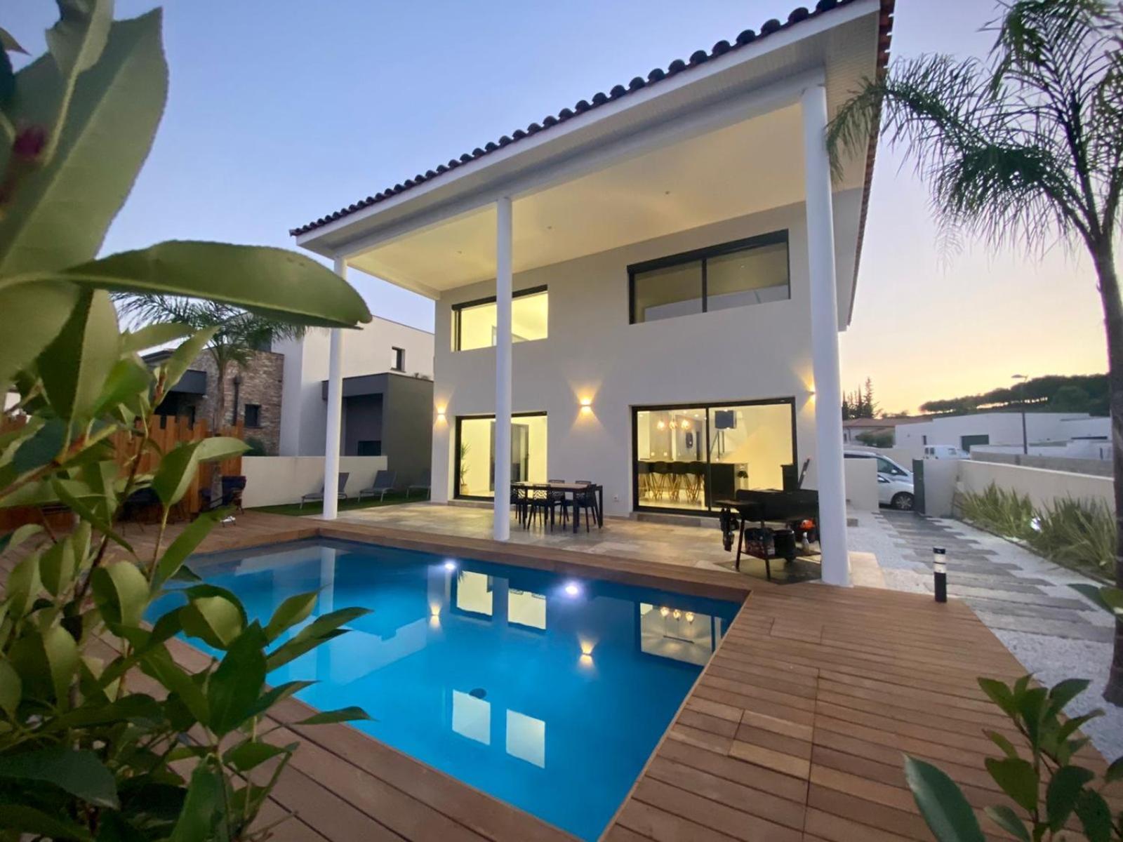 Villa La De Luxe Entre Mer Et Montagne Villetelle Ngoại thất bức ảnh