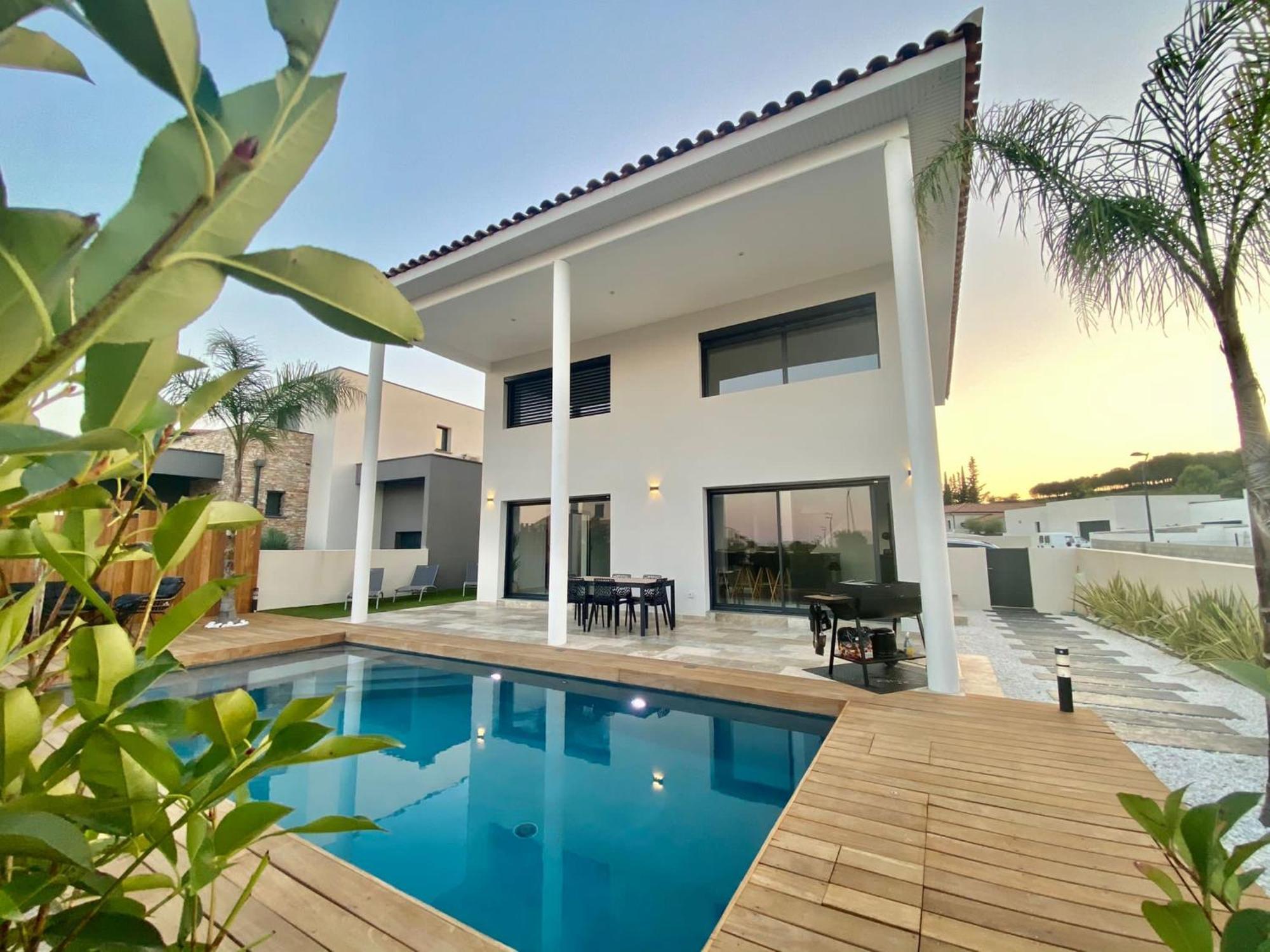 Villa La De Luxe Entre Mer Et Montagne Villetelle Ngoại thất bức ảnh